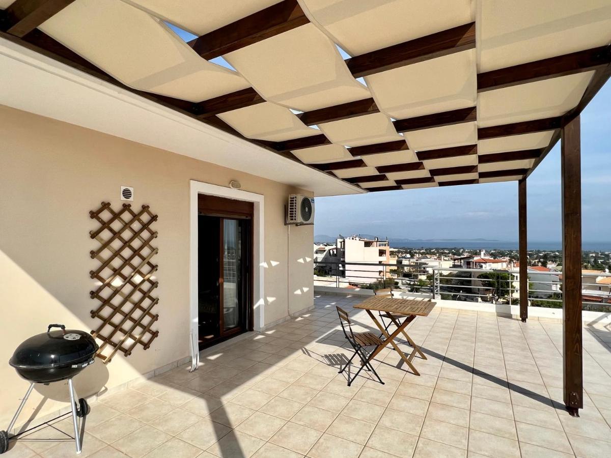 Sunrise Studio With Unhindered View To The Sea. Néa Mákri Exterior photo